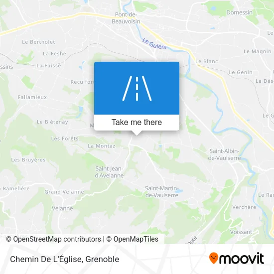 Chemin De L'Église map