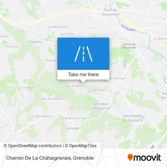 Chemin De La Châtaigneraie map