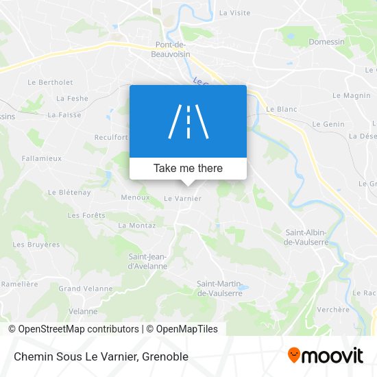 Chemin Sous Le Varnier map