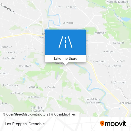Les Eteppes map