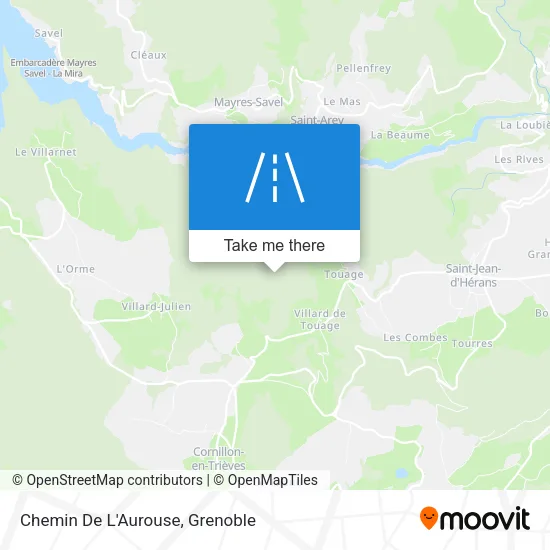 Chemin De L'Aurouse map