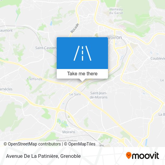 Avenue De La Patinière map