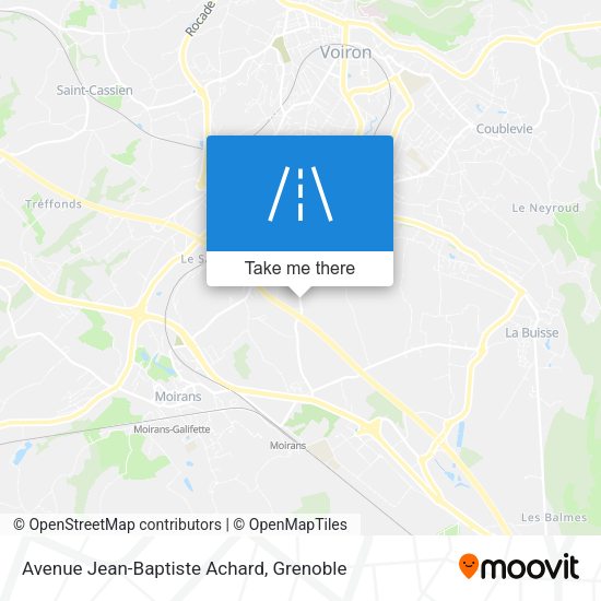 Avenue Jean-Baptiste Achard map