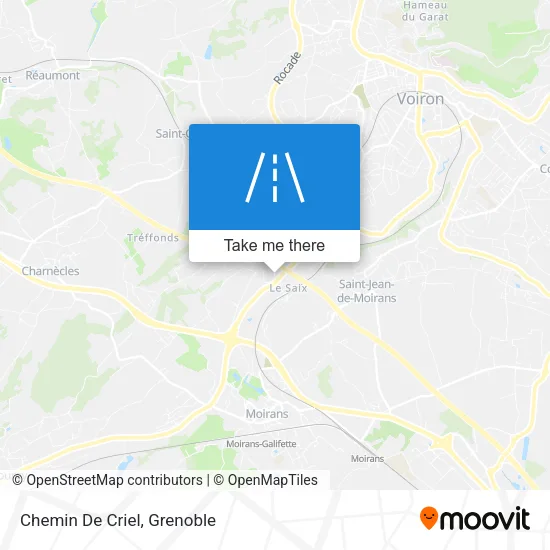 Chemin De Criel map