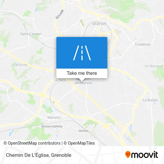 Chemin De L'Église map