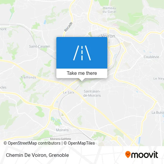 Chemin De Voiron map