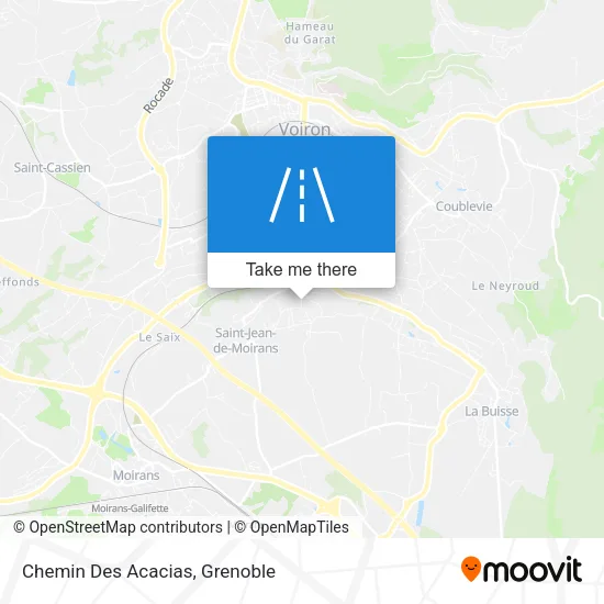 Chemin Des Acacias map