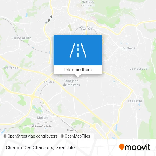 Chemin Des Chardons map