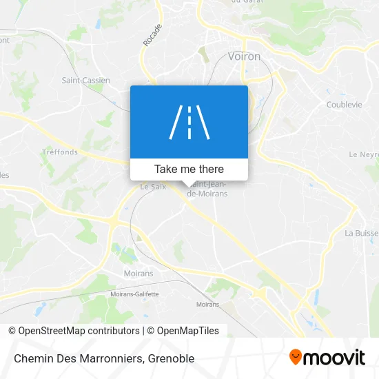 Chemin Des Marronniers map