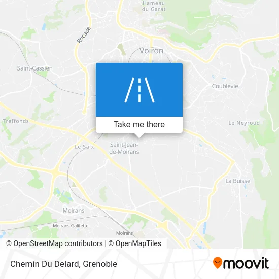 Chemin Du Delard map