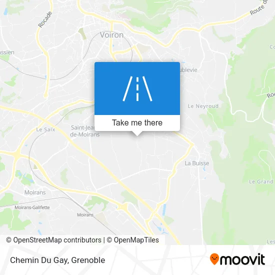 Chemin Du Gay map
