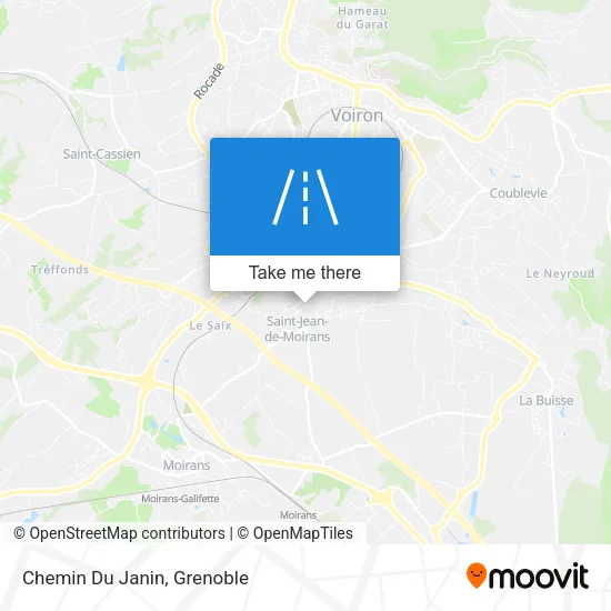 Chemin Du Janin map