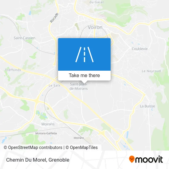 Chemin Du Morel map