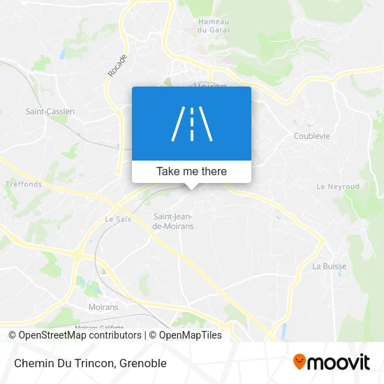 Chemin Du Trincon map