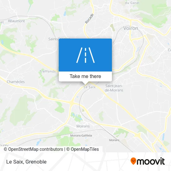 Le Saix map