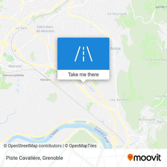 Piste Cavalière map