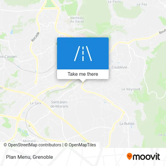 Plan Menu map
