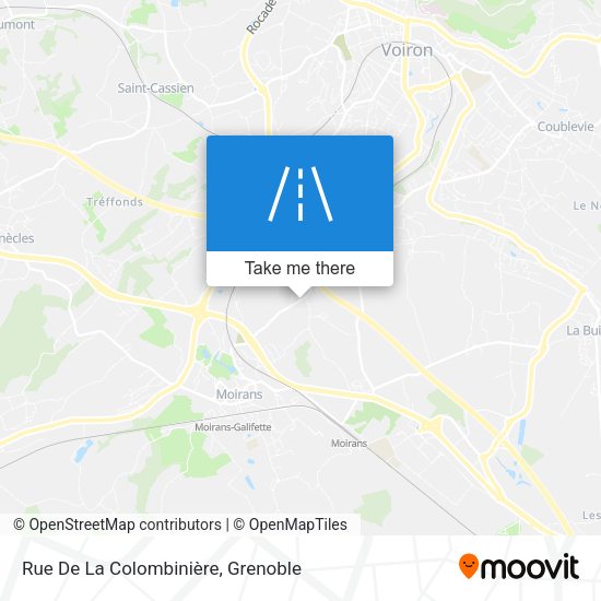 Rue De La Colombinière map