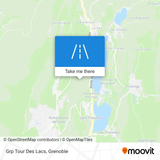 Grp Tour Des Lacs map