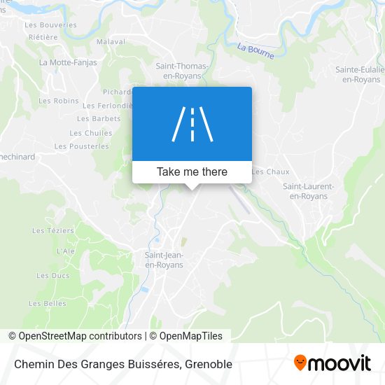Chemin Des Granges Buisséres map