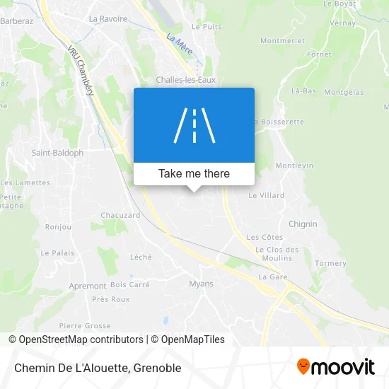 Chemin De L'Alouette map