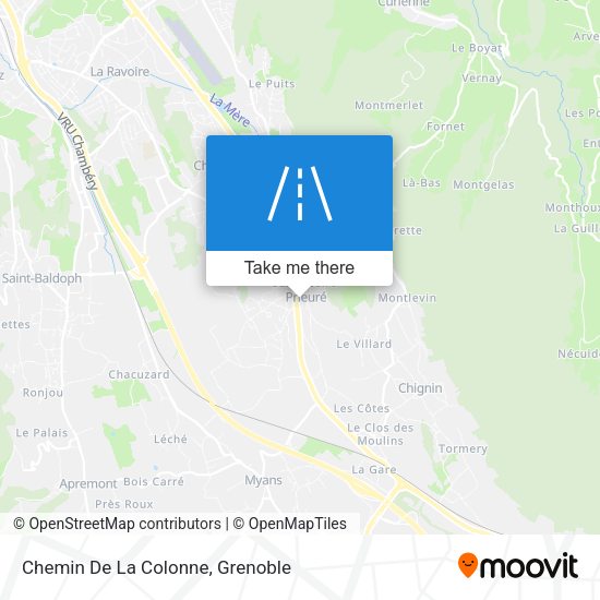 Chemin De La Colonne map