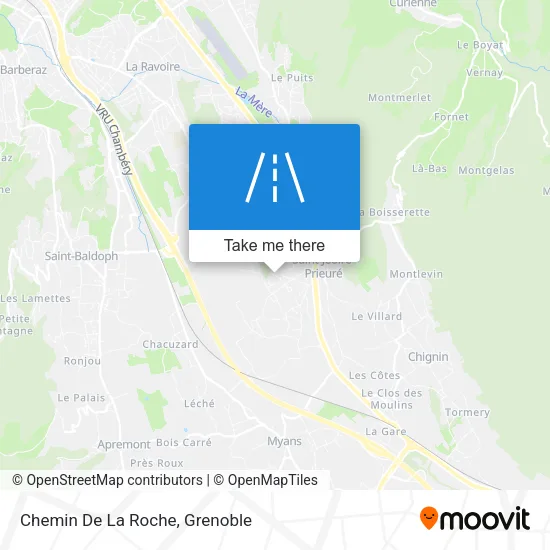Chemin De La Roche map