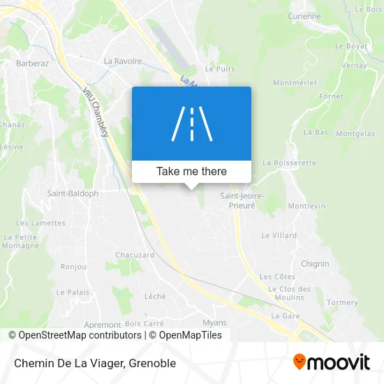Chemin De La Viager map