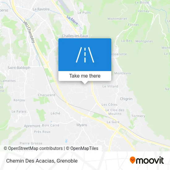 Chemin Des Acacias map
