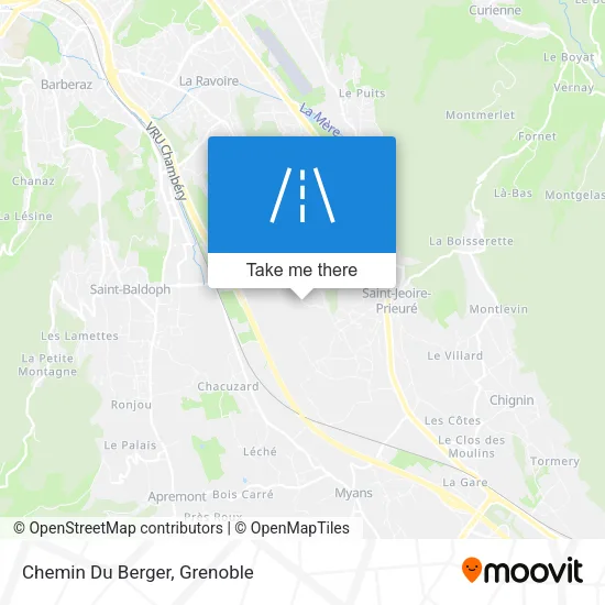 Chemin Du Berger map