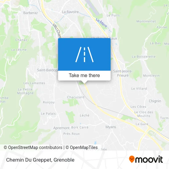 Chemin Du Greppet map