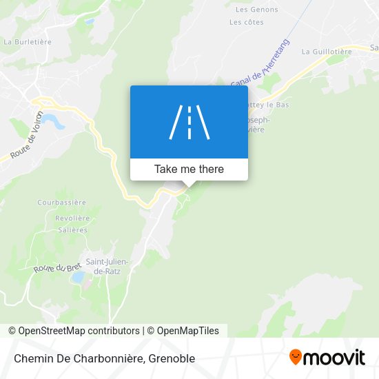 Chemin De Charbonnière map