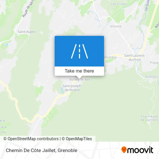 Chemin De Côte Jaillet map