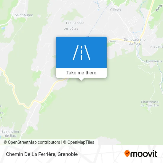 Chemin De La Ferrière map