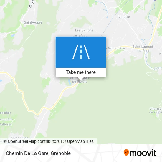 Chemin De La Gare map