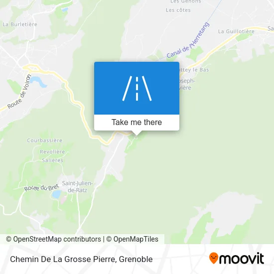 Chemin De La Grosse Pierre map