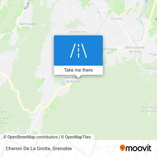 Chemin De La Grotte map