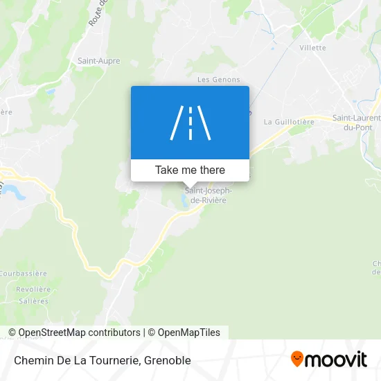 Chemin De La Tournerie map