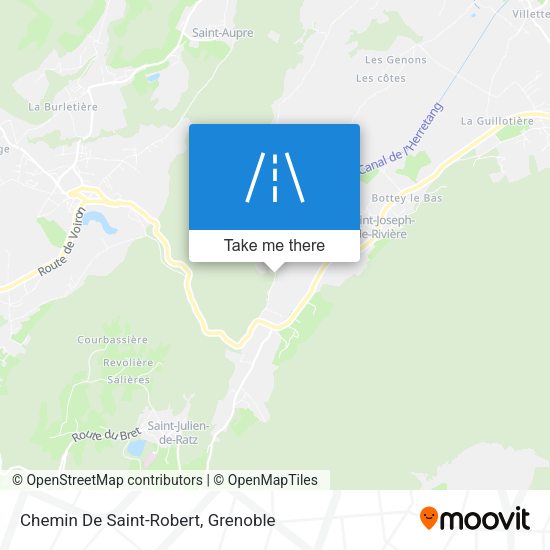 Chemin De Saint-Robert map