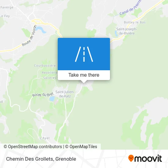 Chemin Des Grollets map