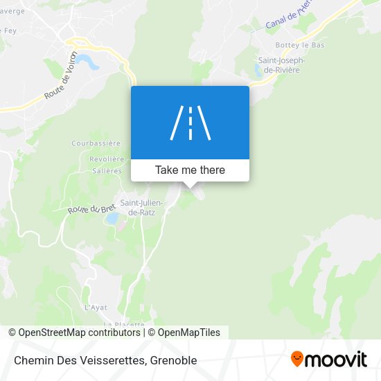 Chemin Des Veisserettes map