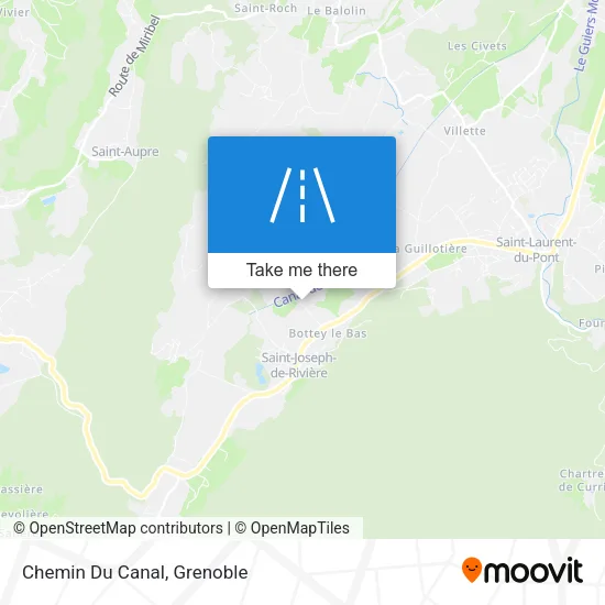 Chemin Du Canal map