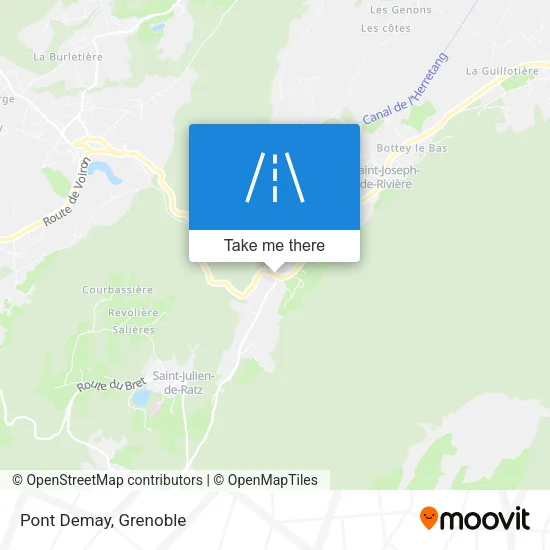Pont Demay map