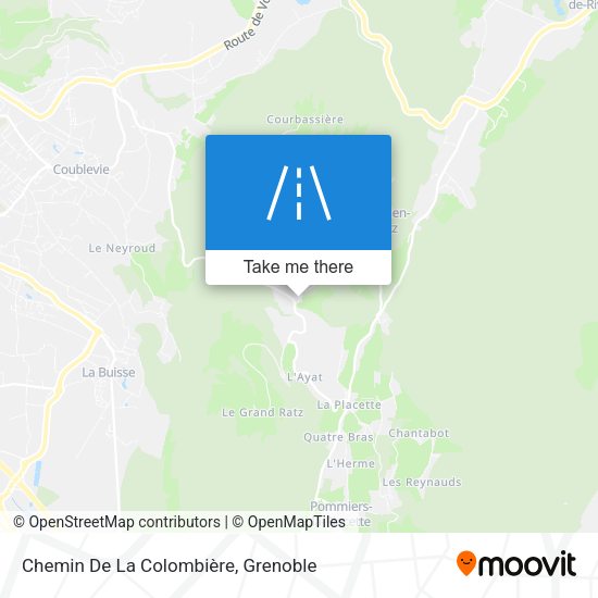 Chemin De La Colombière map