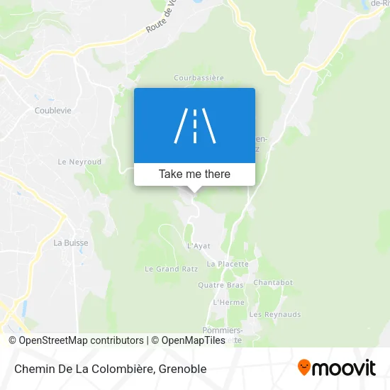 Chemin De La Colombière map