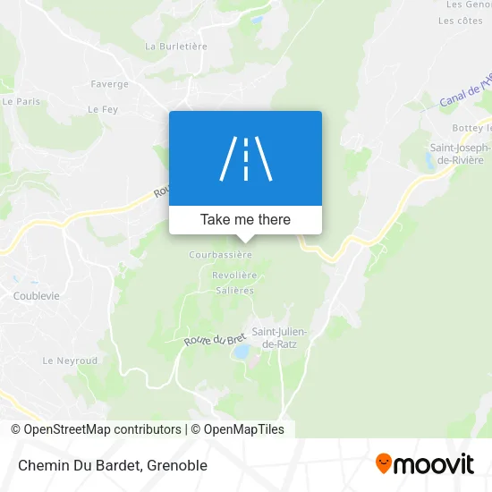 Chemin Du Bardet map