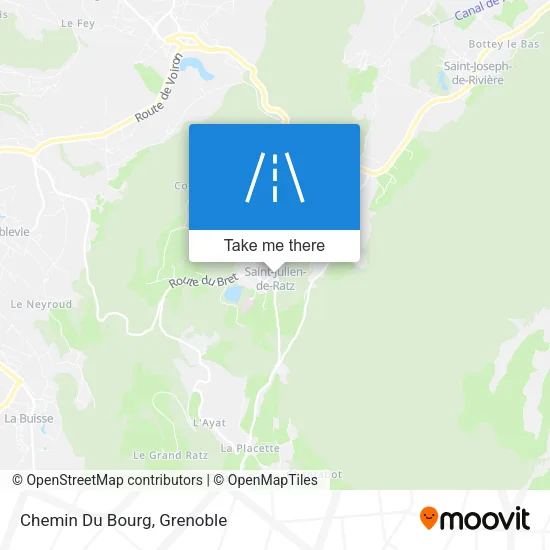 Chemin Du Bourg map