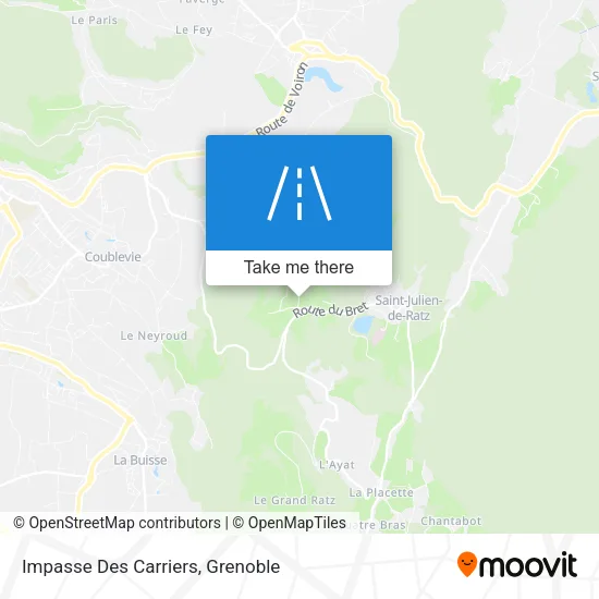 Impasse Des Carriers map