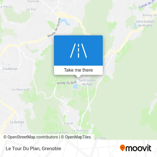Le Tour Du Plan map
