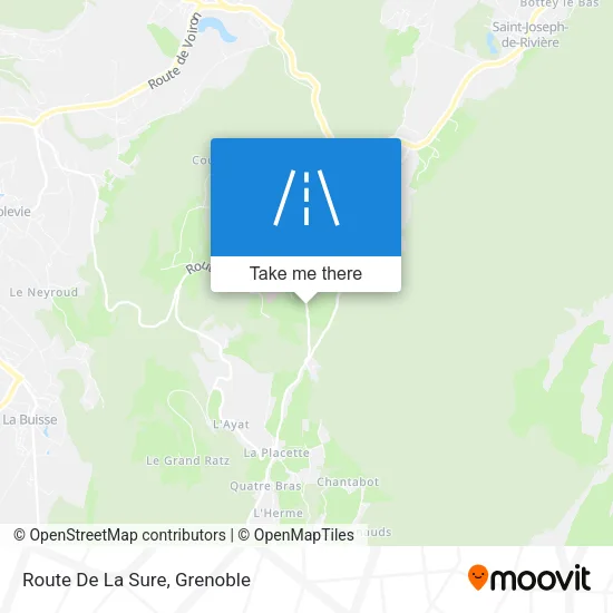 Route De La Sure map